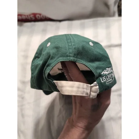 Heineken Light US Open 2009 Tennis Strapback Cap Hat Adult Green White Mens READ - Picture 4 of 7